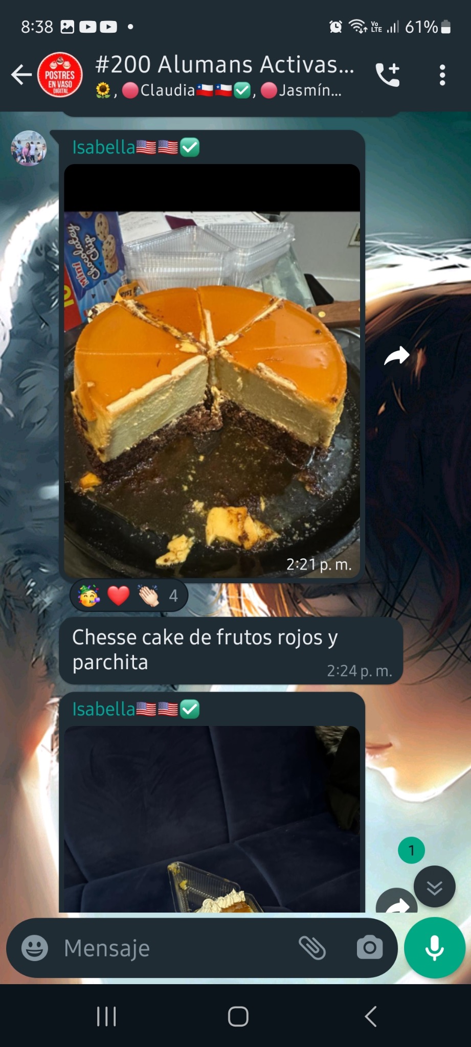 Cheesecake maracuyá porción